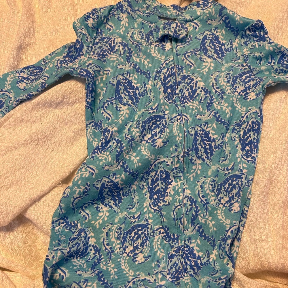 Lilly Pulitzer baby footie 6-9 months